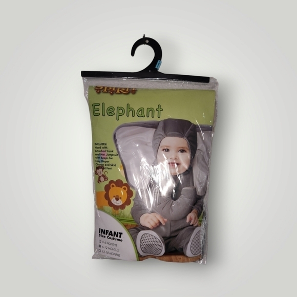 Spirit Halloween Infant Baby Elephant Costume 6-12 months - Picture 6 of 10